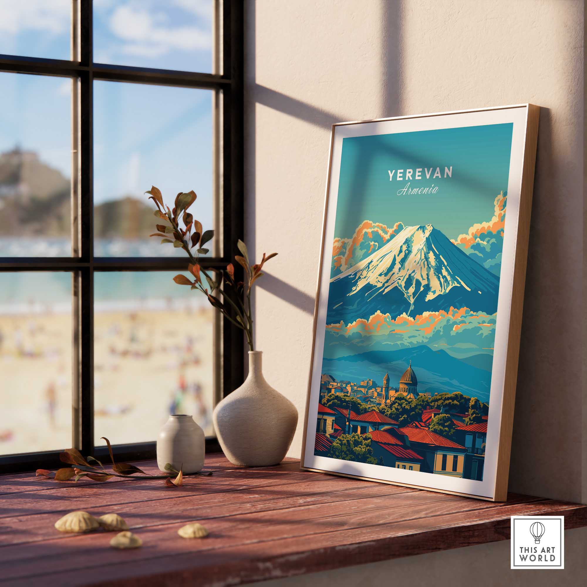 Yerevan Travel Poster Armenia-This Art World
