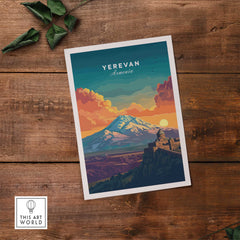 Yerevan Travel Print Armenia-This Art World