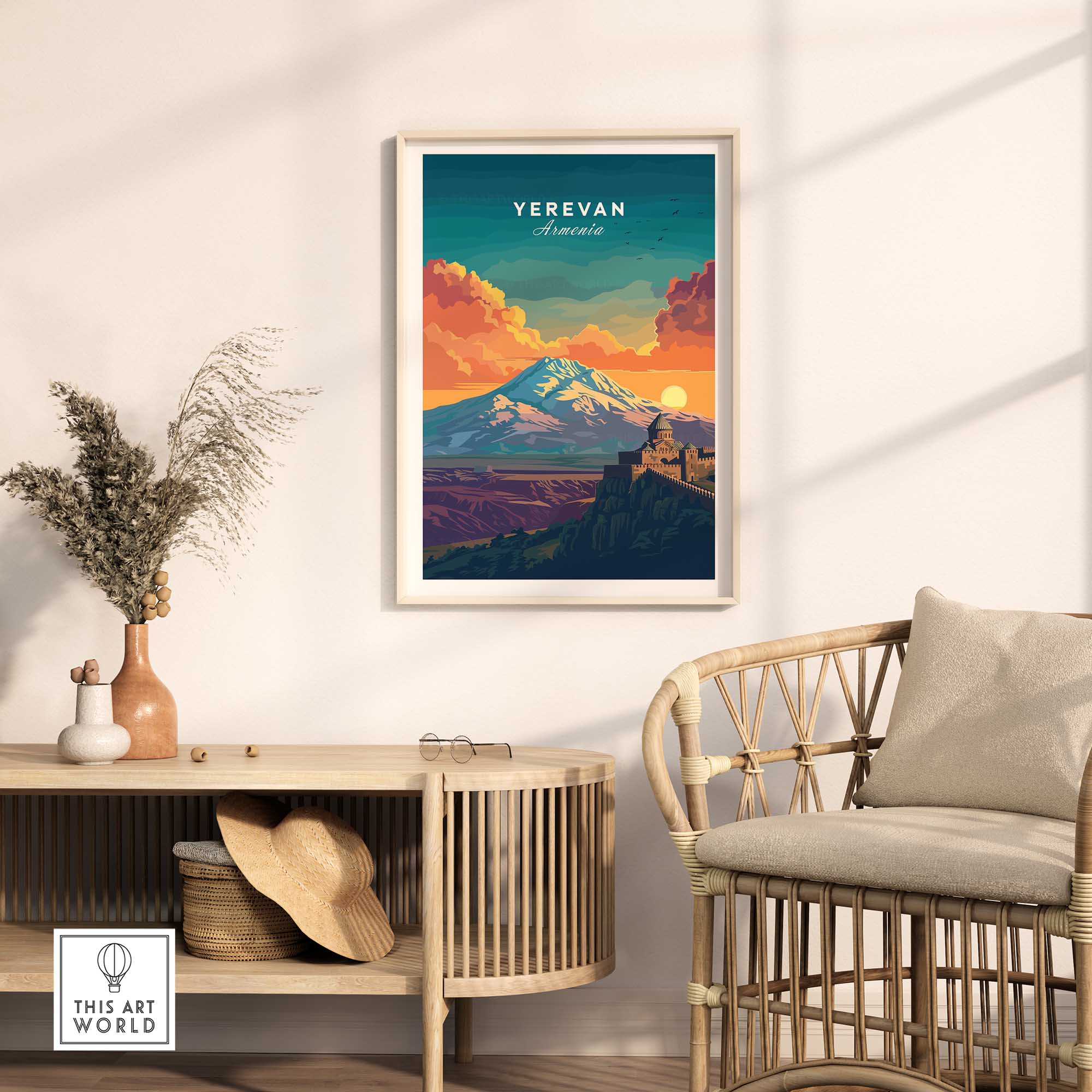 Yerevan Travel Print Armenia-This Art World
