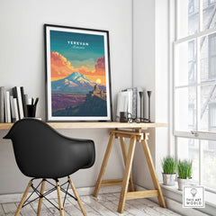 Yerevan Travel Print Armenia-This Art World