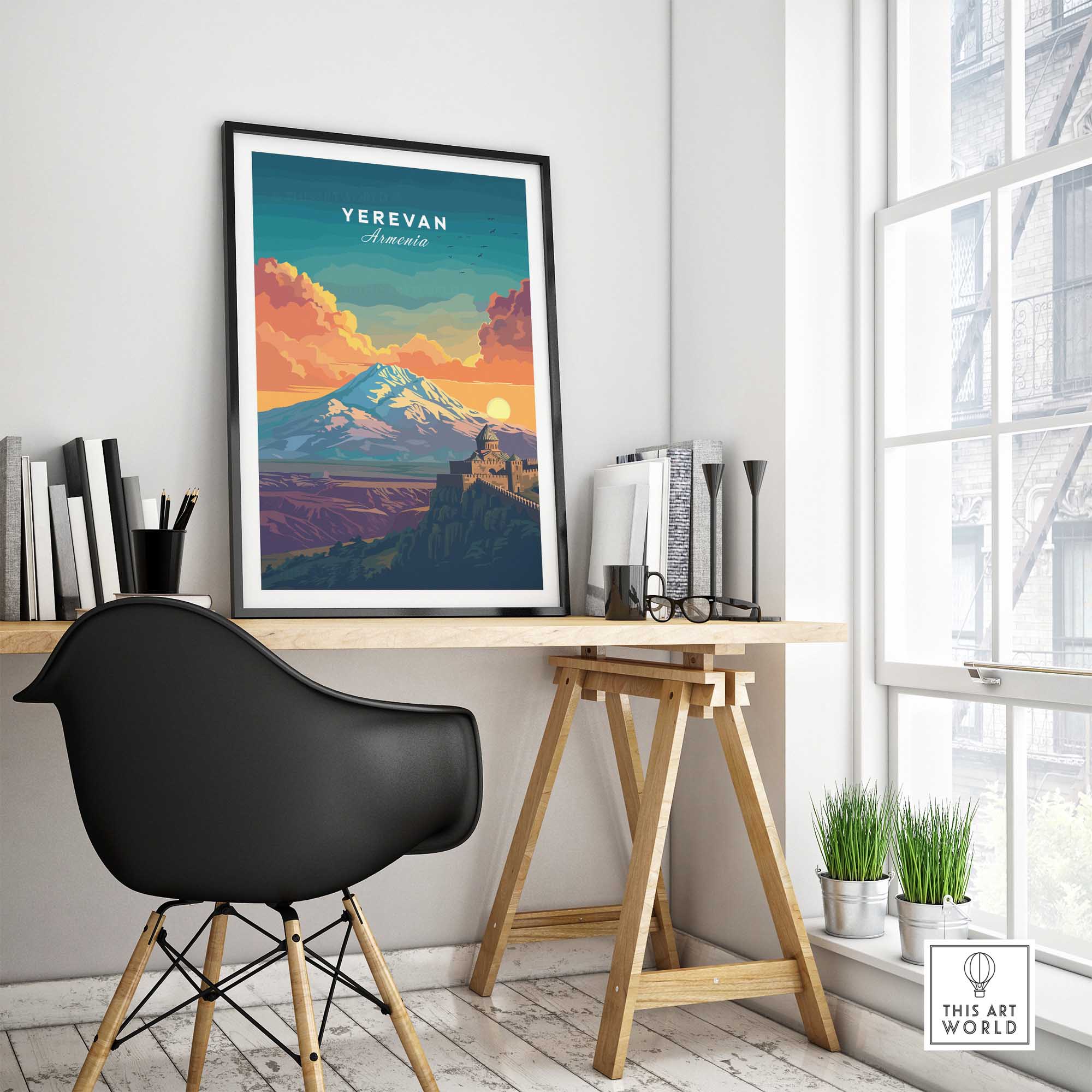 Yerevan Travel Print Armenia-This Art World