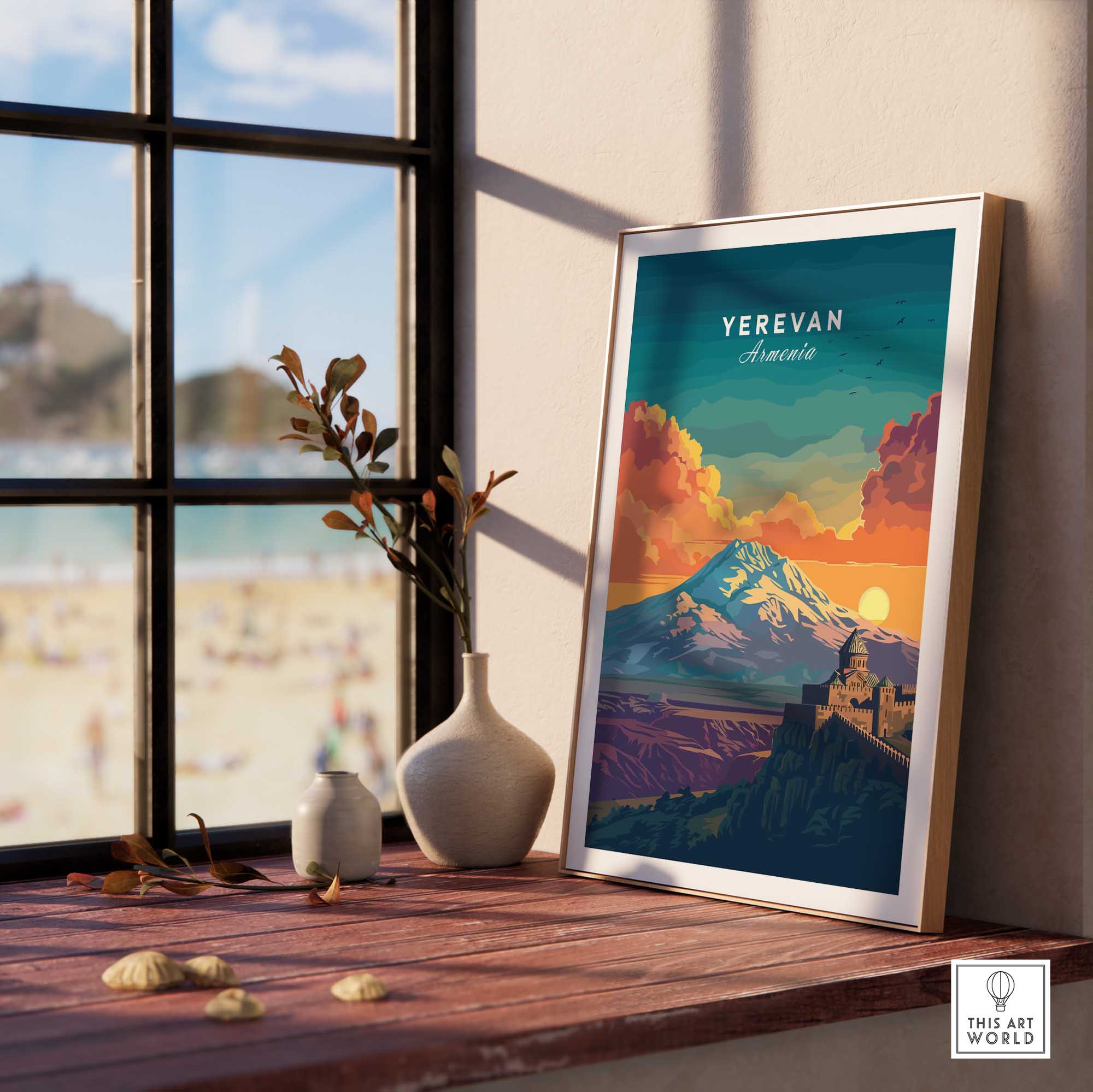 Yerevan Travel Print Armenia-This Art World