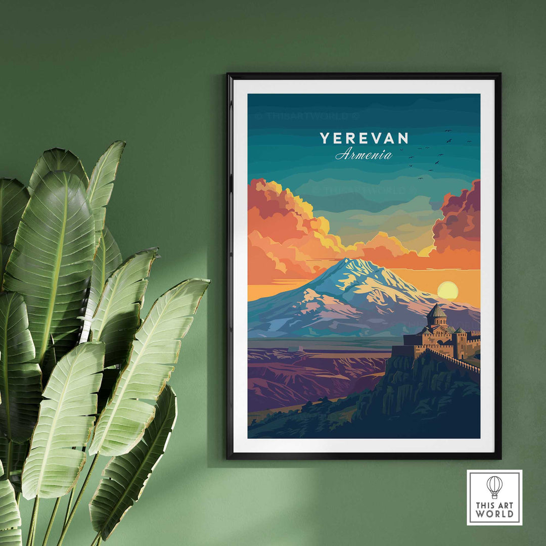 Yerevan Travel Print Armenia-This Art World