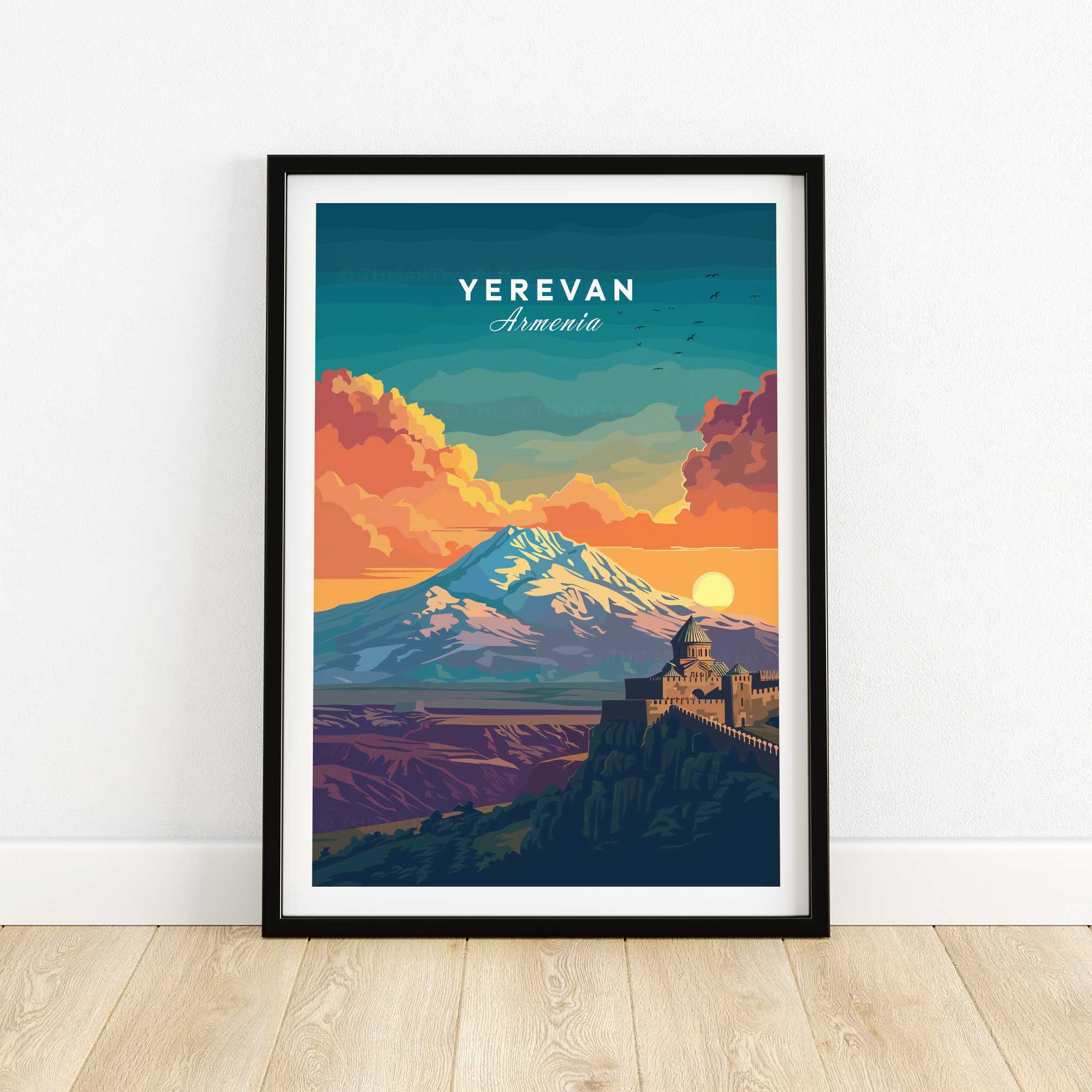 Yerevan Travel Print Armenia-This Art World