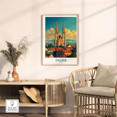 Zagreb Croatia Travel Print-This Art World