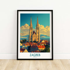 Zagreb Croatia Travel Print-This Art World