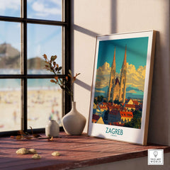 Zagreb Croatia Travel Print-This Art World