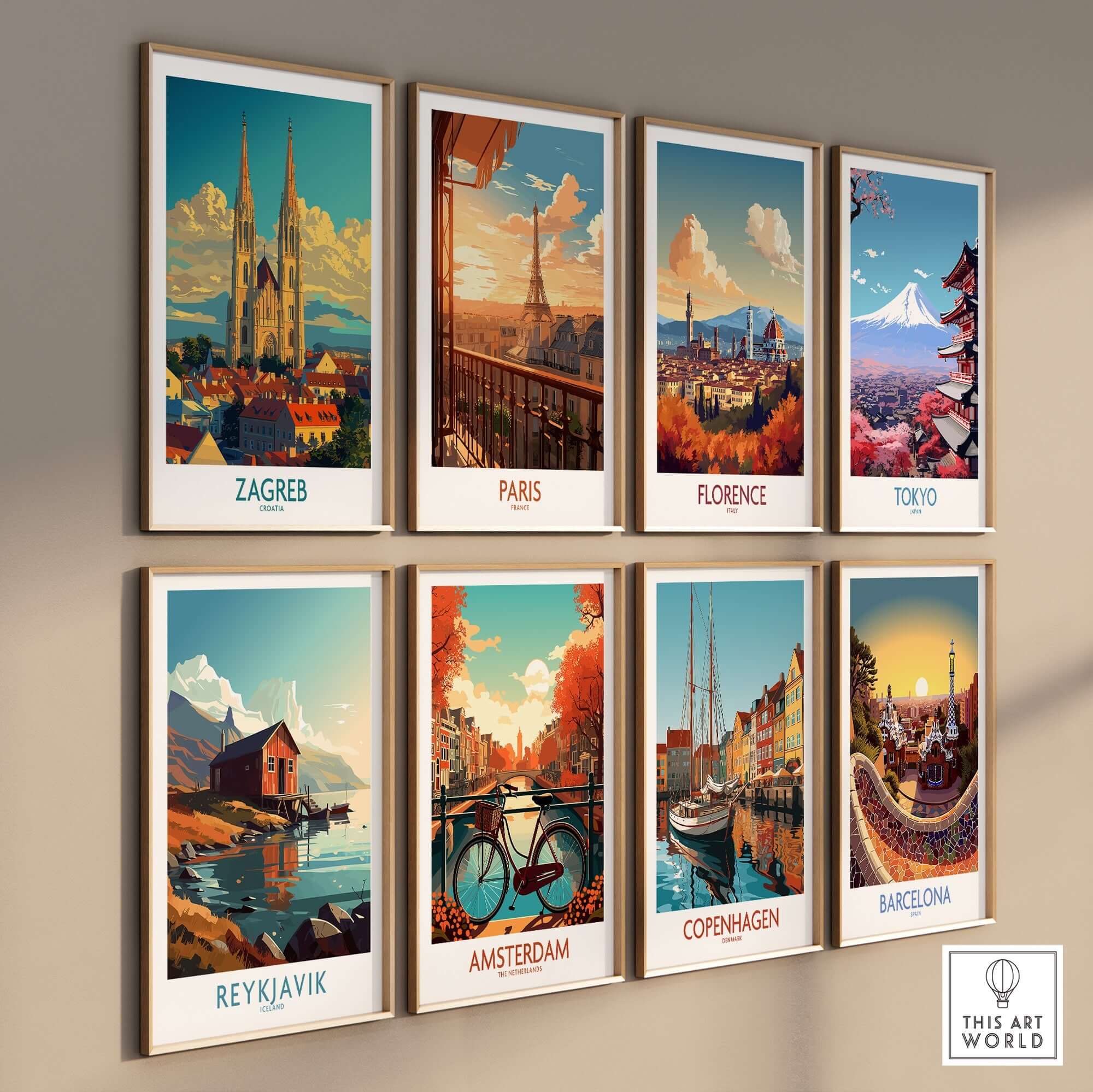 Zagreb Croatia Travel Print-This Art World