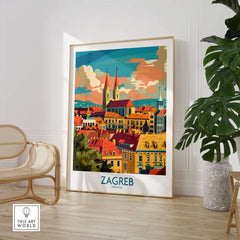 Zagreb Travel Print-This Art World