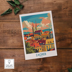 Zagreb Travel Print-This Art World