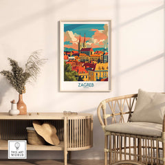 Zagreb Travel Print-This Art World