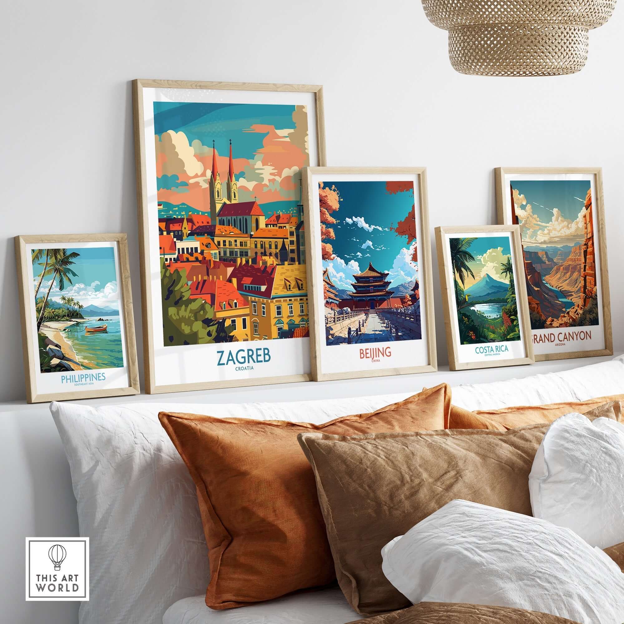 Zagreb Travel Print-This Art World