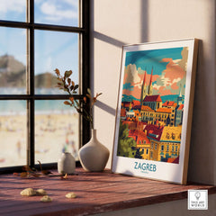 Zagreb Travel Print-This Art World