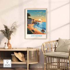 Zakynthos Print Greece part of our best collection or travel posters and prints - This Art World