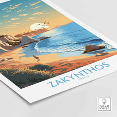 Zakynthos Print Greece part of our best collection or travel posters and prints - This Art World