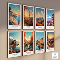 Zakynthos Print Greece part of our best collection or travel posters and prints - This Art World