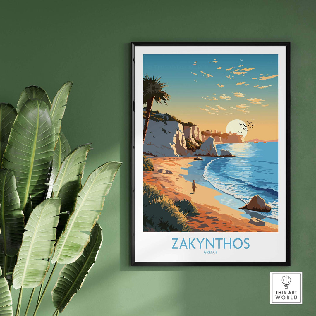 Zakynthos Print Greece part of our best collection or travel posters and prints - This Art World