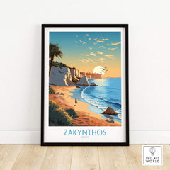 Zakynthos Print Greece part of our best collection or travel posters and prints - This Art World