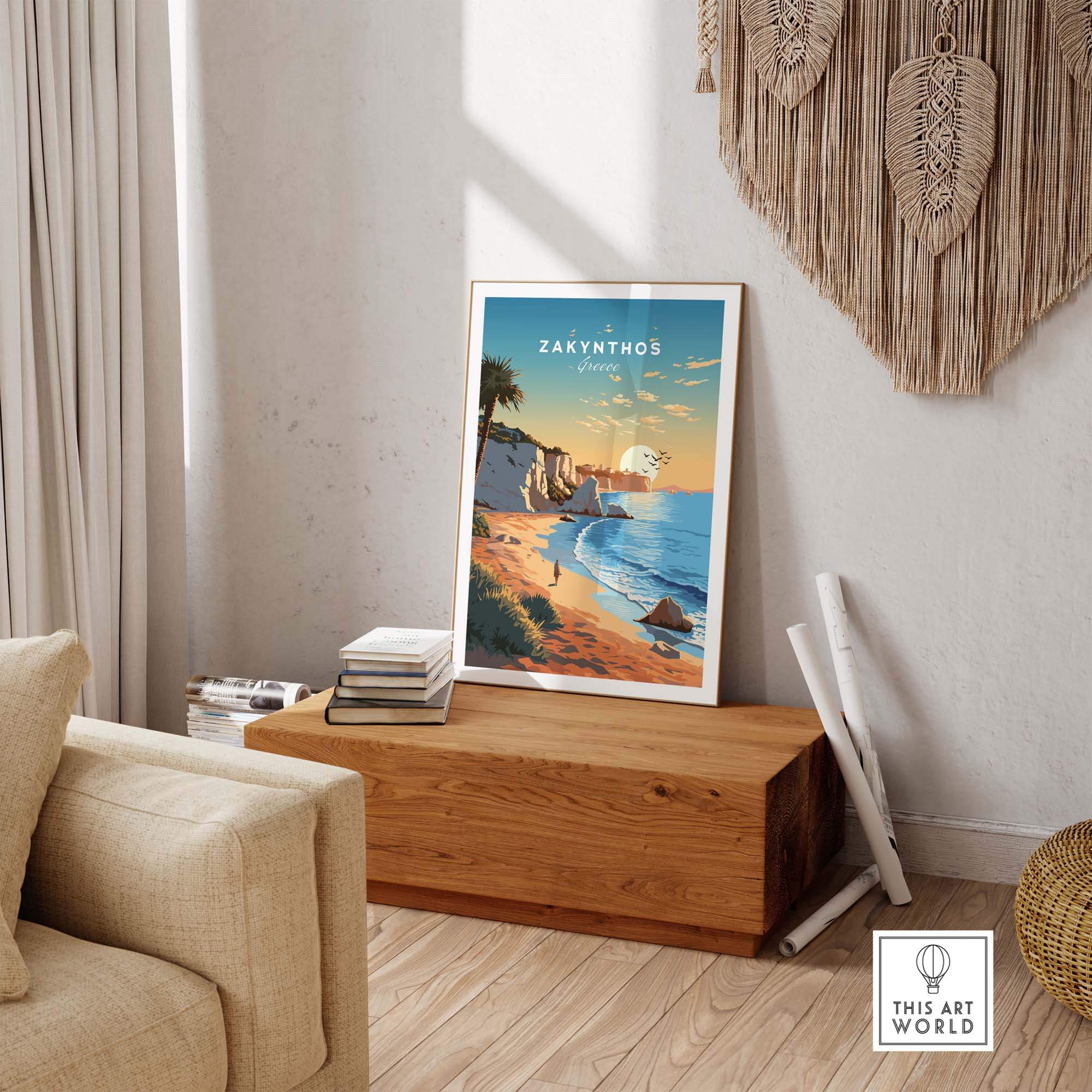 Zakynthos Wall Art part of our best collection or travel posters and prints - This Art World