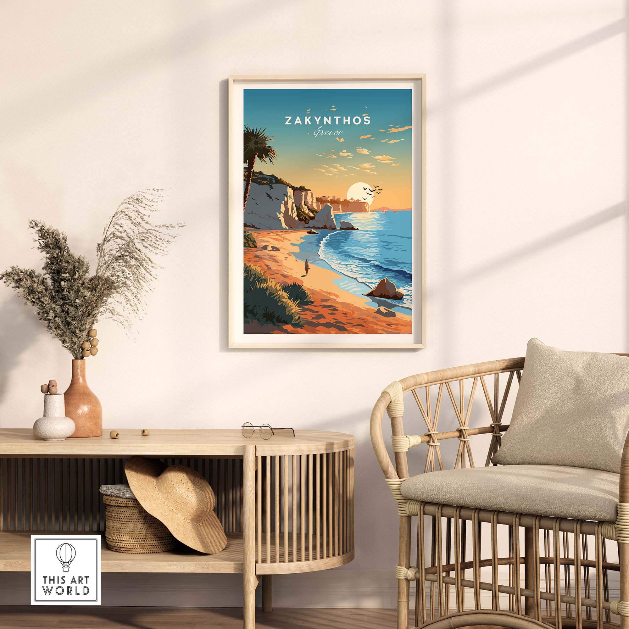 Zakynthos Wall Art part of our best collection or travel posters and prints - This Art World