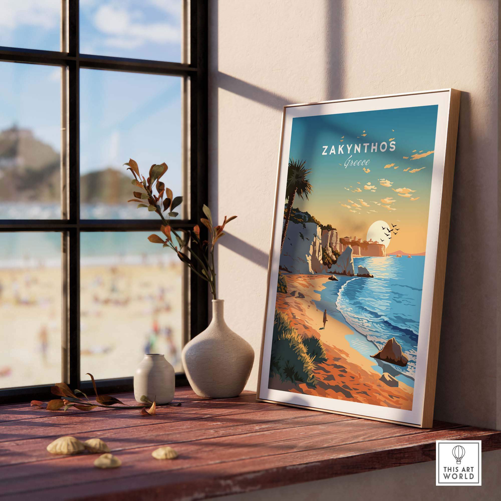 Zakynthos Wall Art part of our best collection or travel posters and prints - This Art World