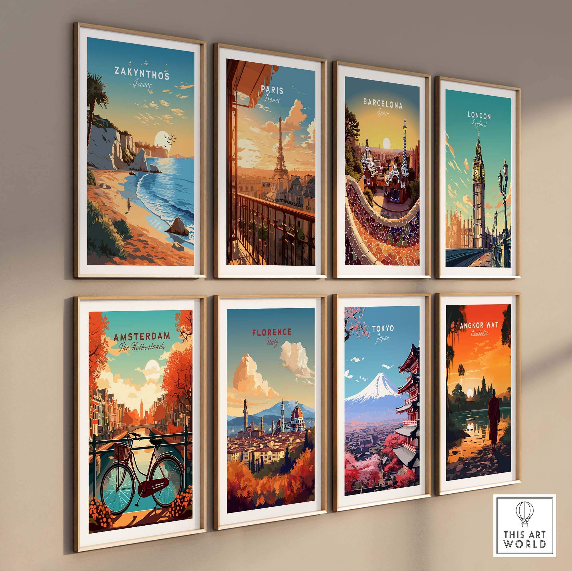 Zakynthos Wall Art part of our best collection or travel posters and prints - This Art World