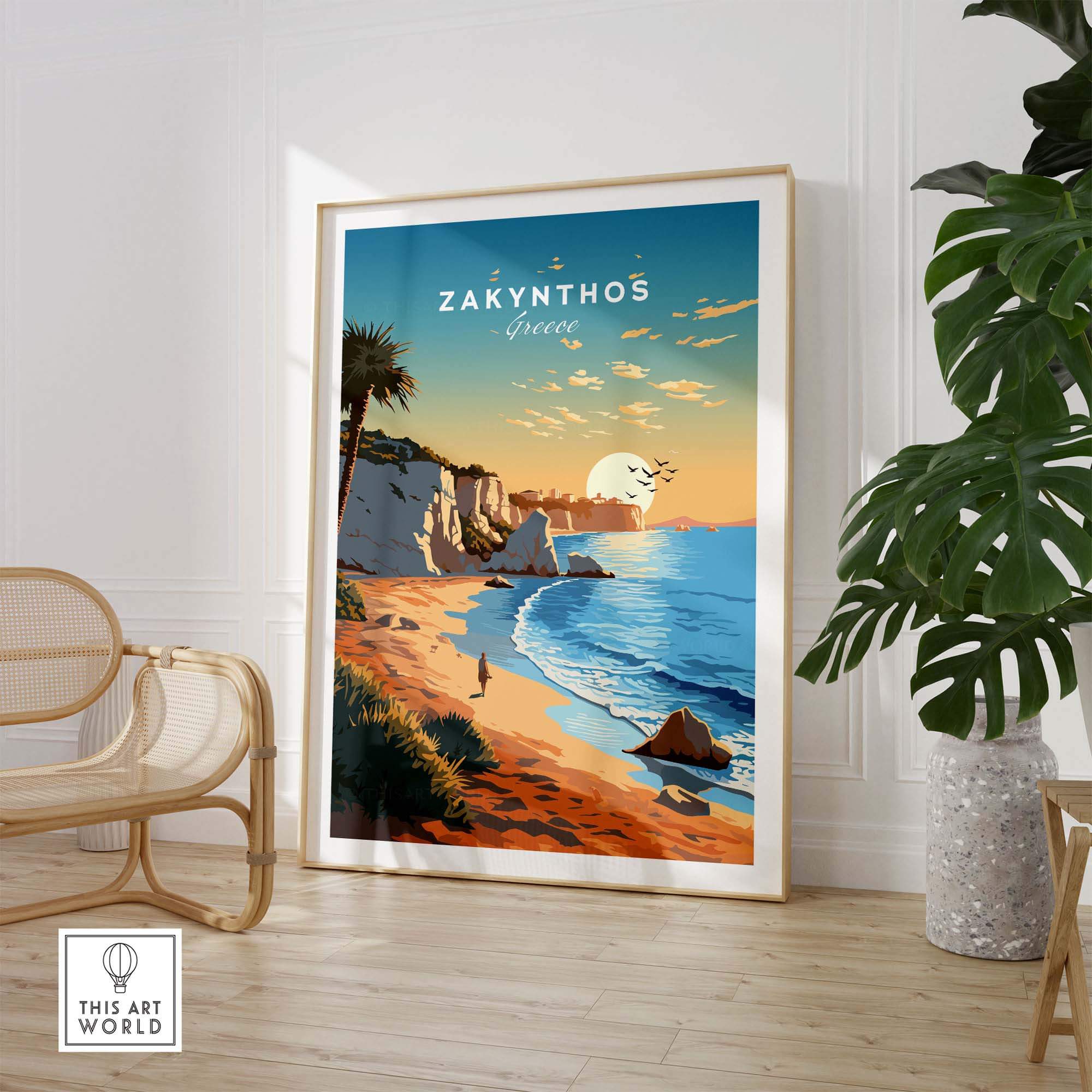 Zakynthos Wall Art part of our best collection or travel posters and prints - This Art World
