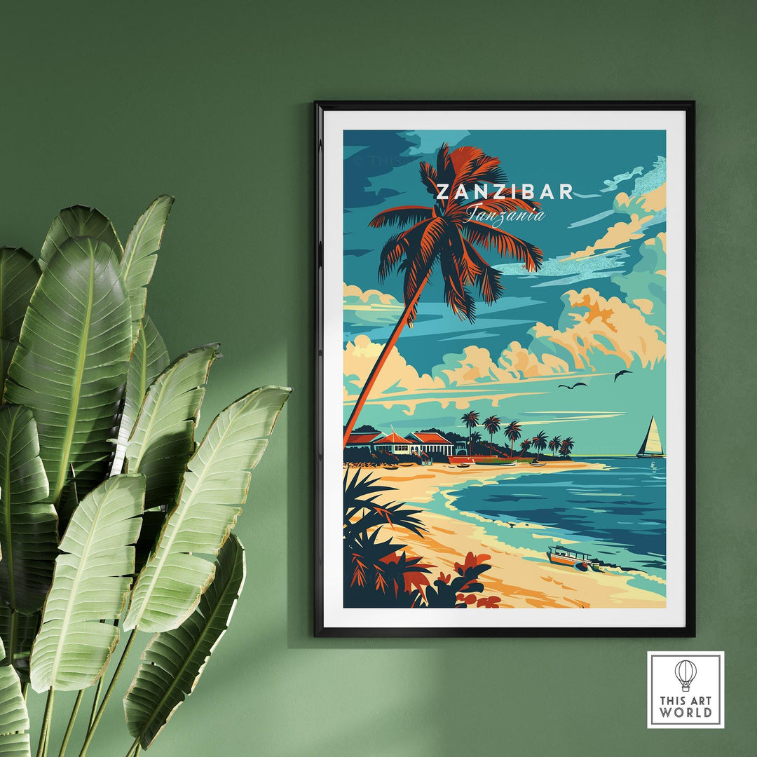 Zanzibar Travel Poster