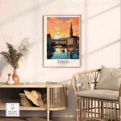Zurich Print part of our best collection or travel posters and prints - This Art World