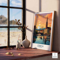 Zurich Print part of our best collection or travel posters and prints - This Art World