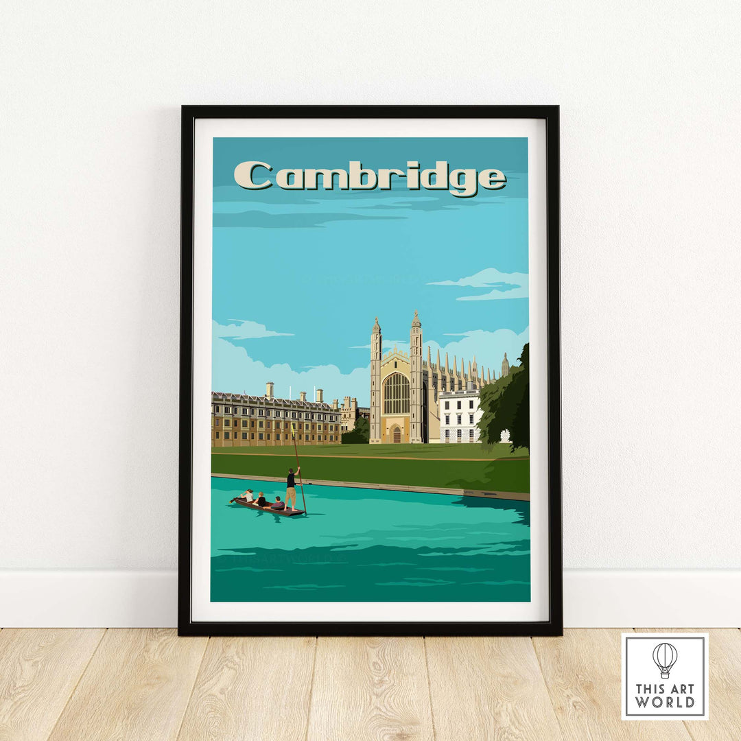 cambridge poster print wall art | vintage