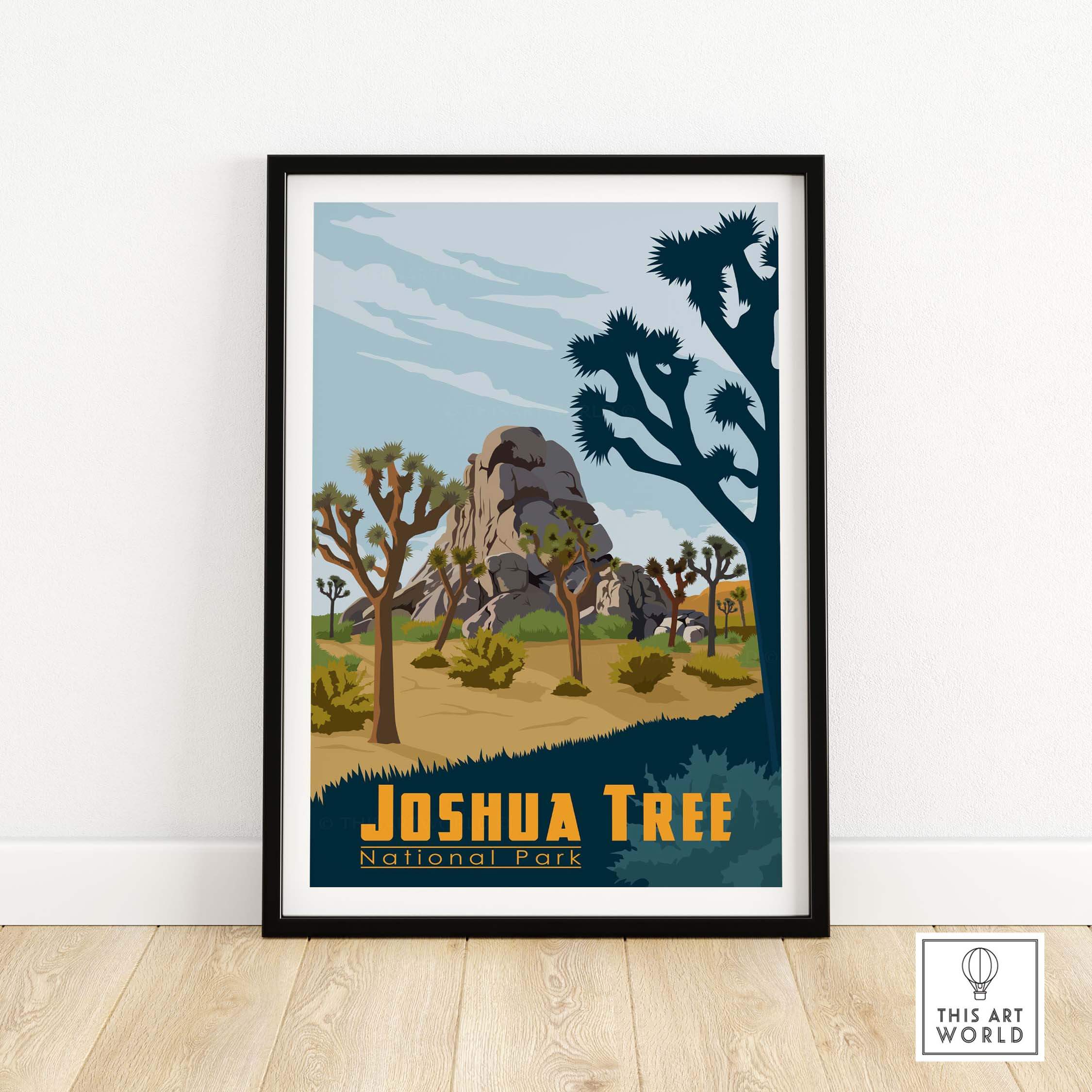 joshua tree national park poster