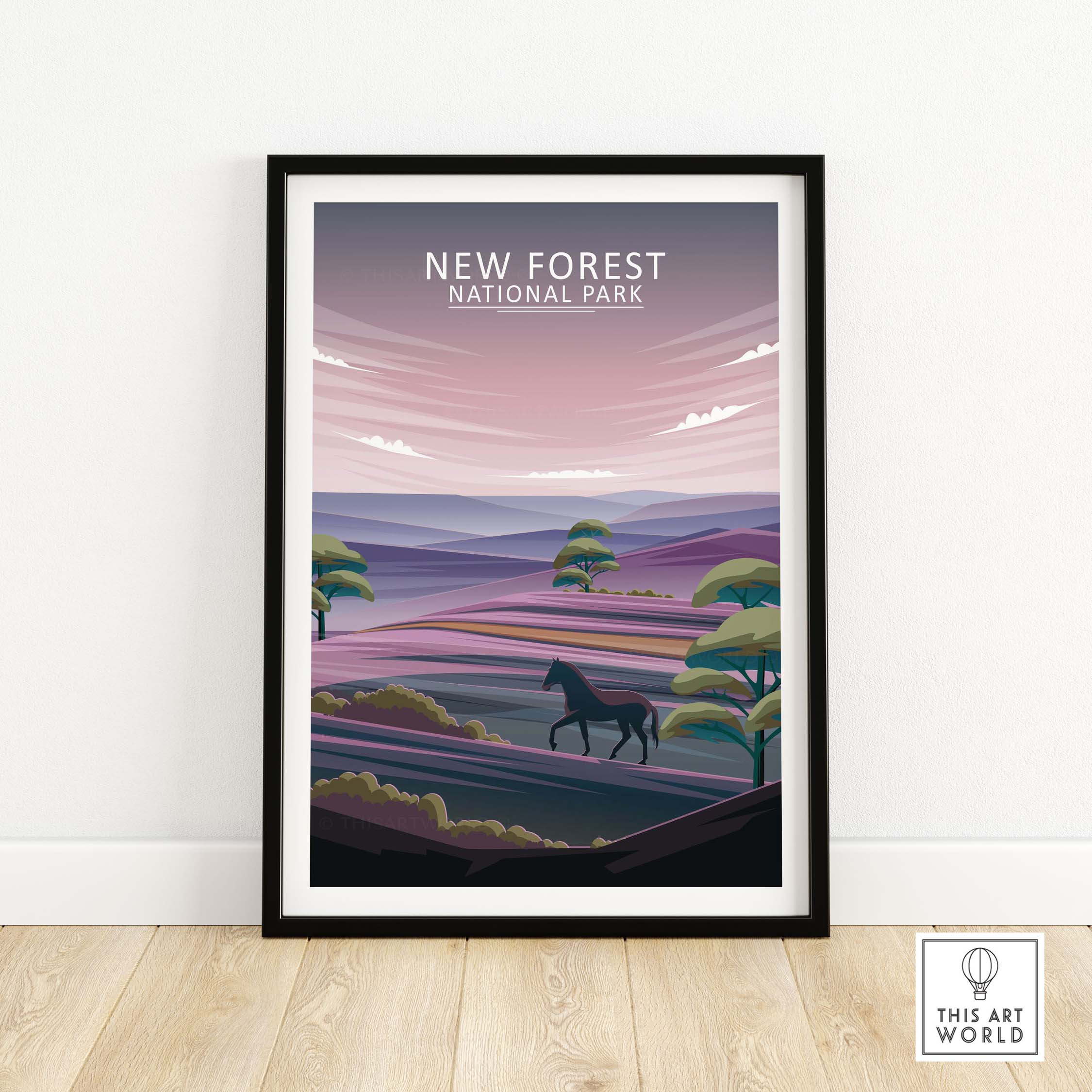 new forest poster | national park print