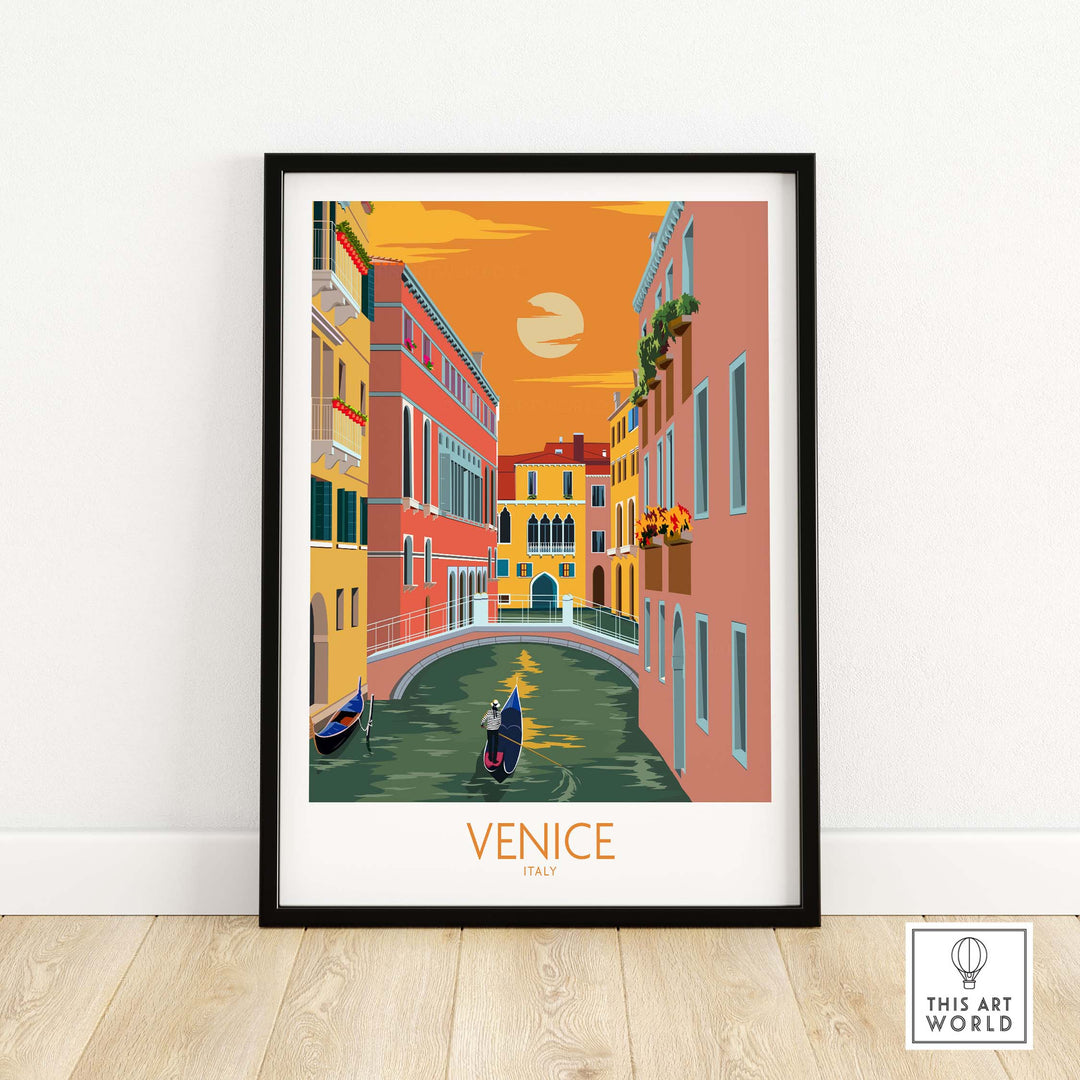 venice poster travel print