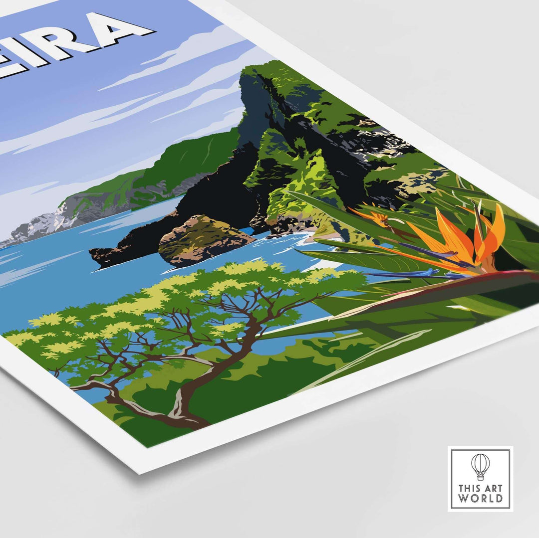 Madeira Travel Poster Print | Portugal