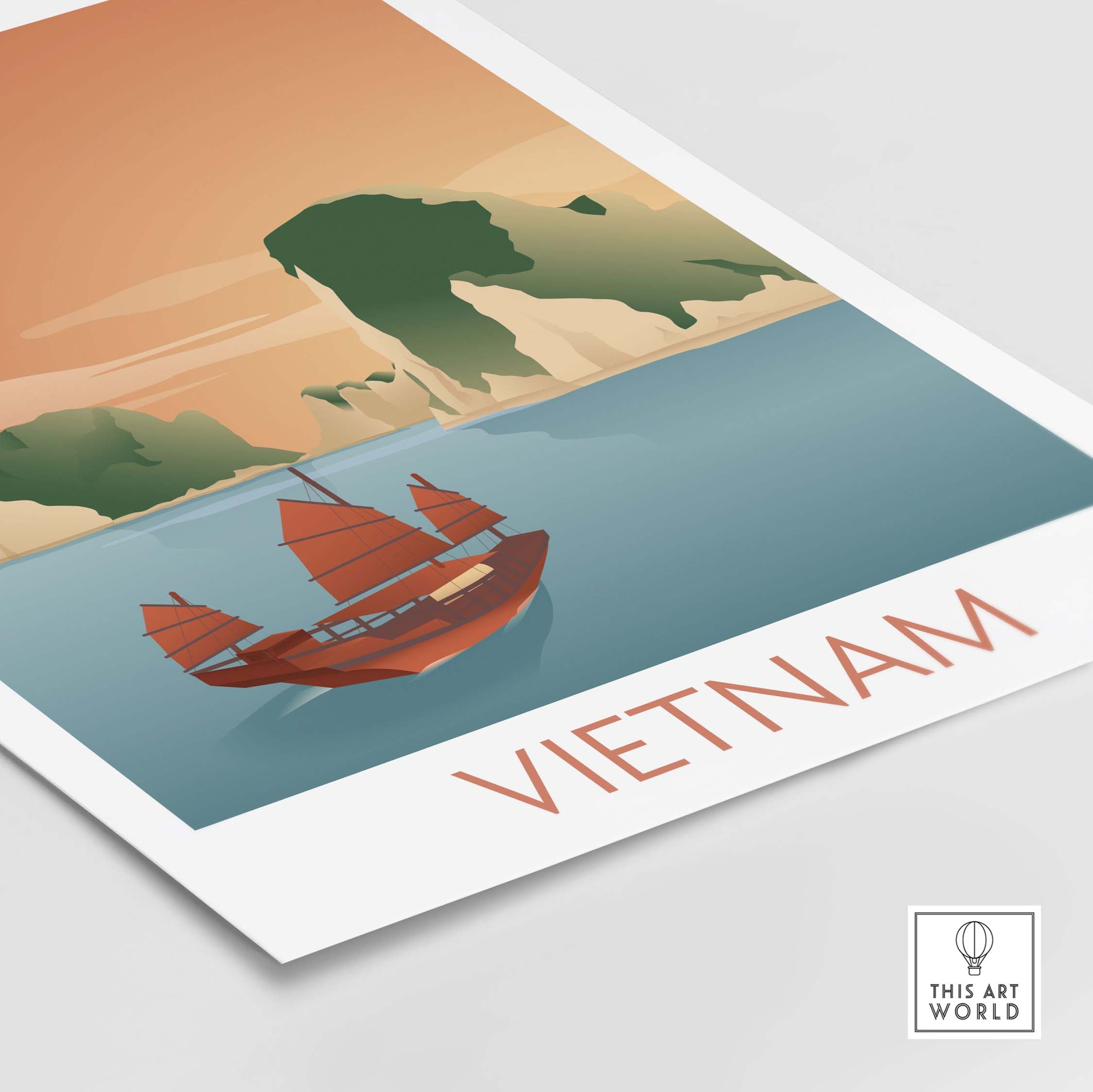 vietnam wall art print