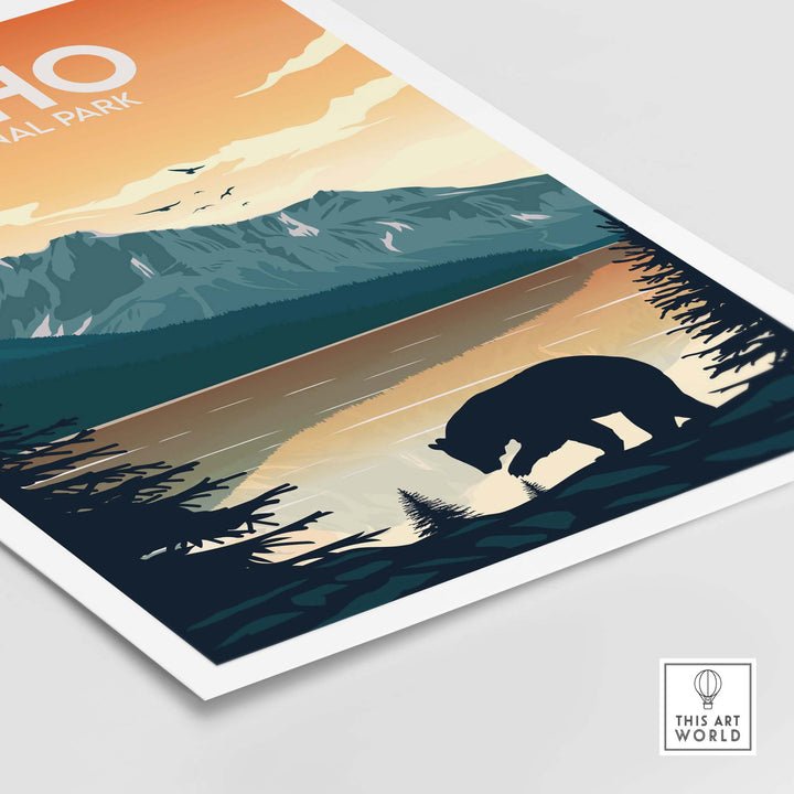yoho print | national park poster