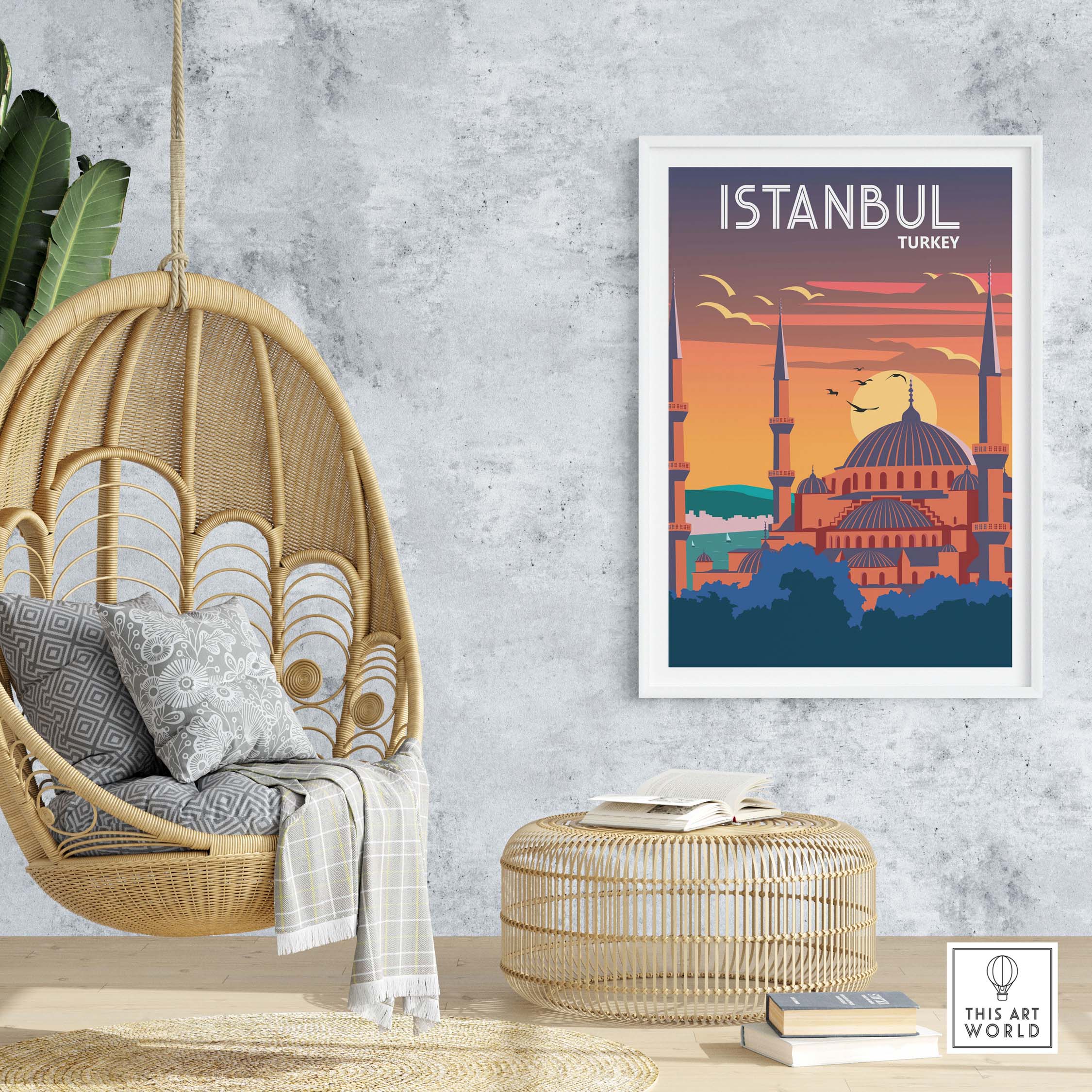 2024 Istanbul. Print A4 or A3 Fine Art.