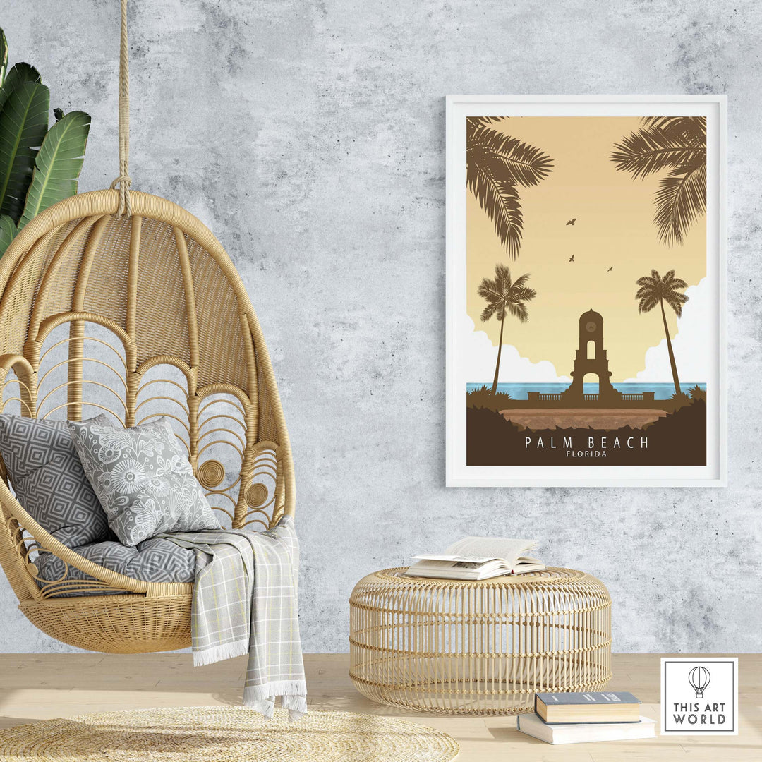 palm beach florida print