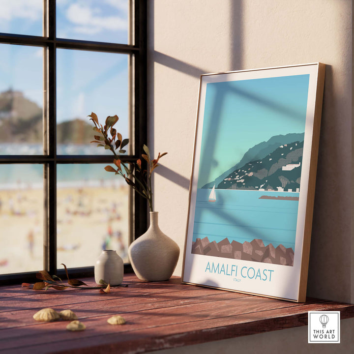 amalfi coast print