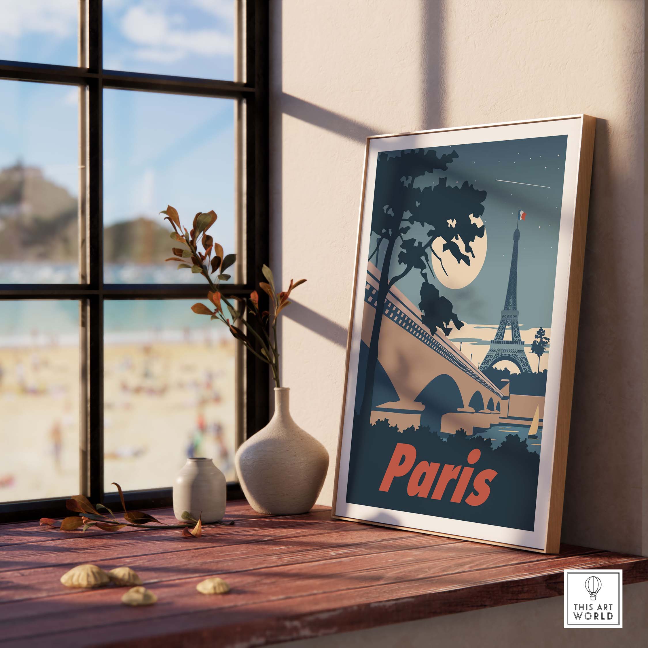 Paris Poster Wall Art Print - Stylish Travel Decor – This Art World