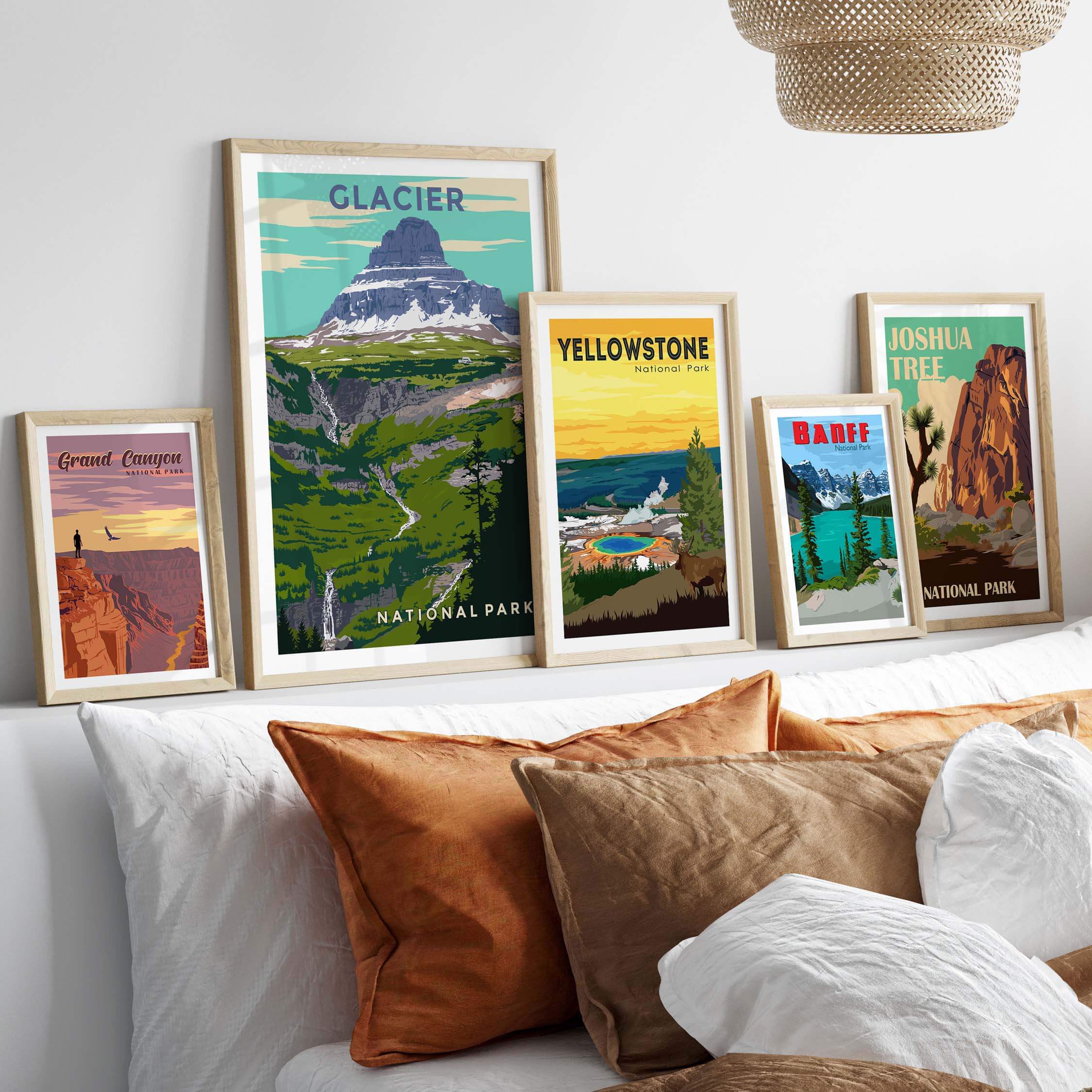 glacier national park print