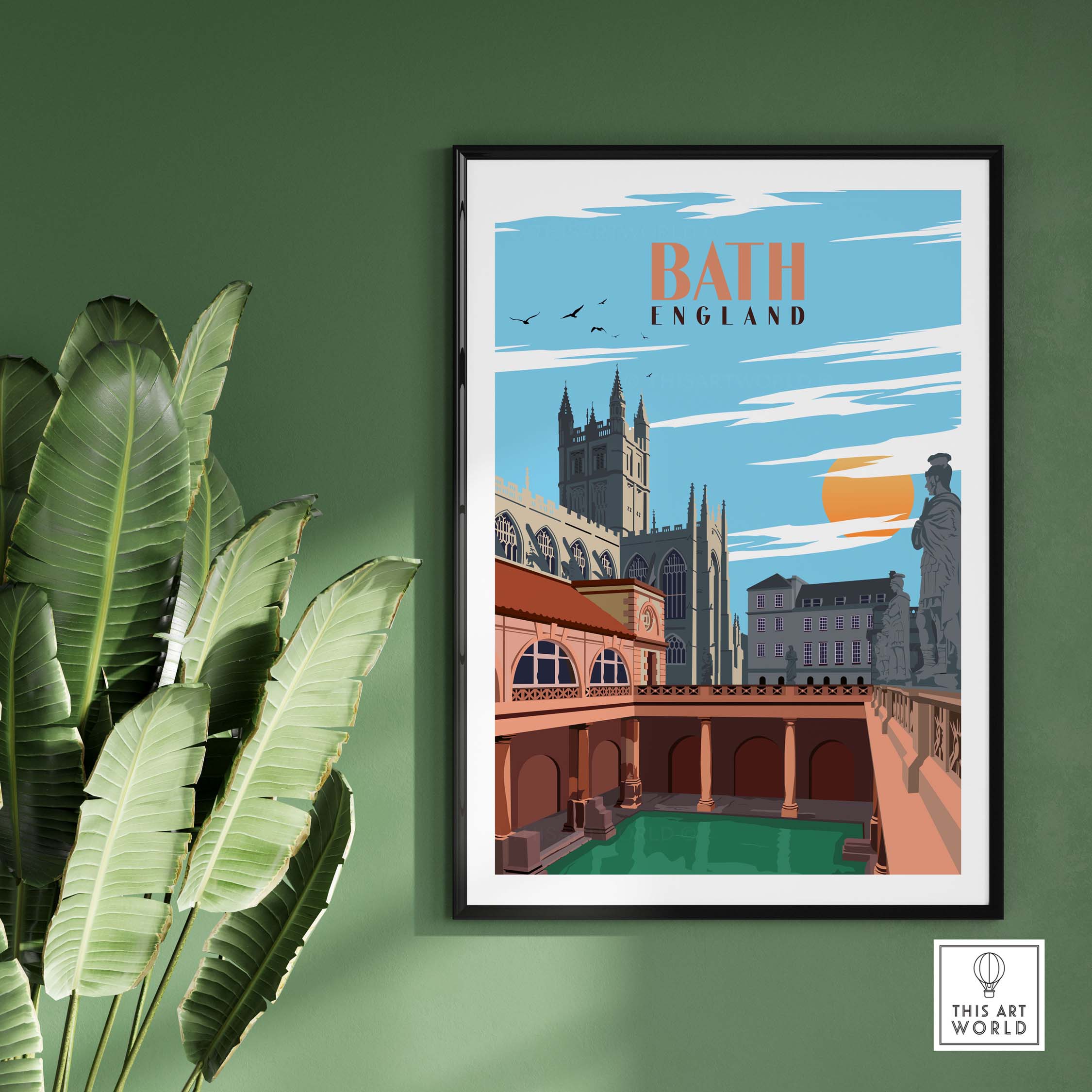 Bath Poster Print | This Art World