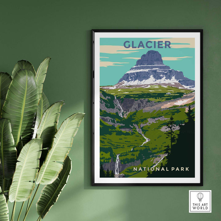 glacier national park print