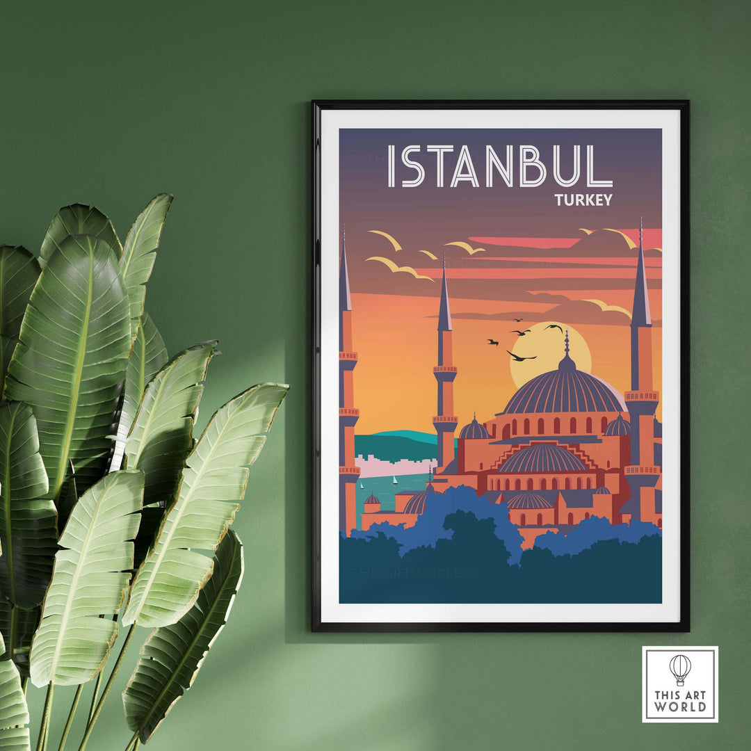 istanbul print turkey