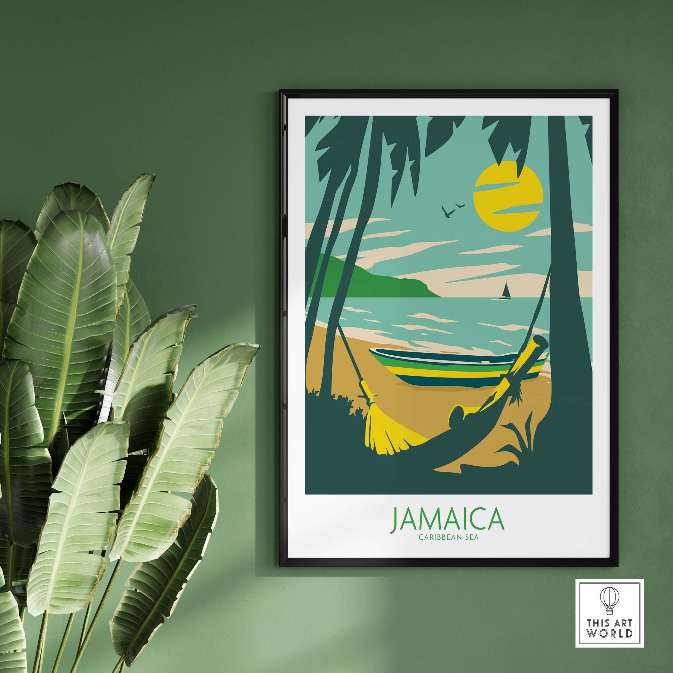 jamaica poster retro