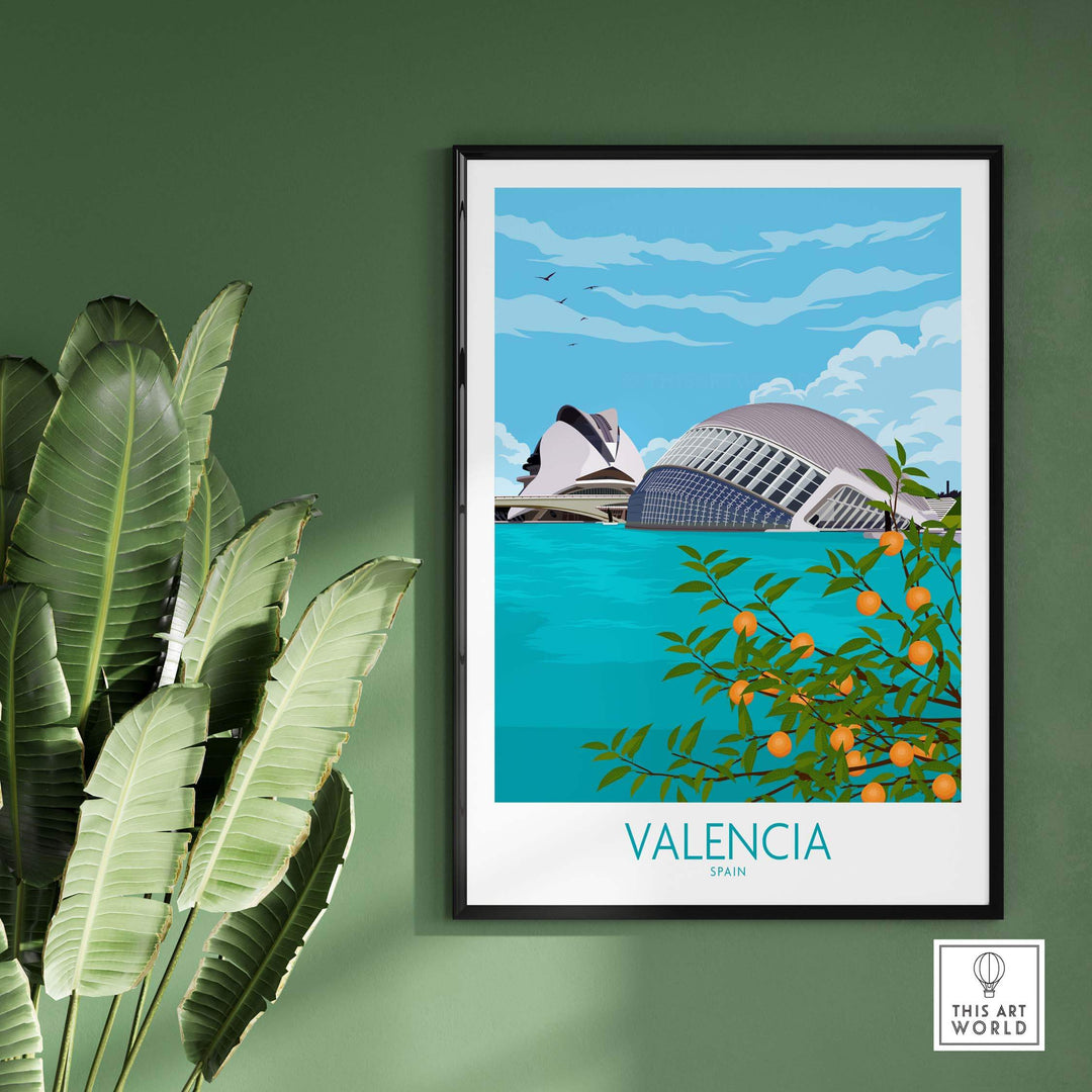 valencia poster print