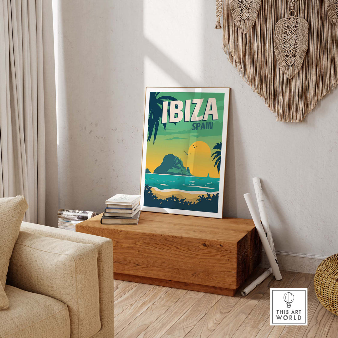ibiza poster wall art print