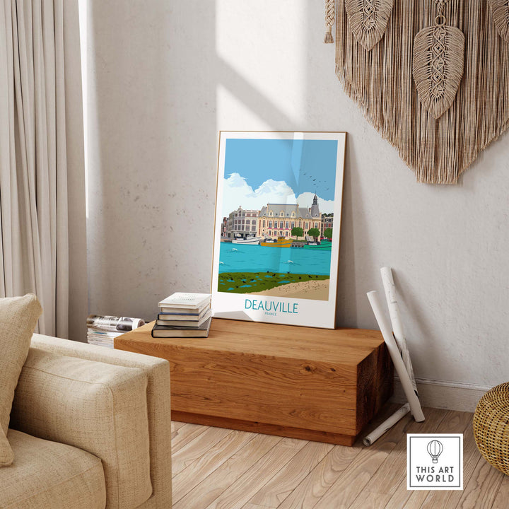 Deauville Travel Poster Print | This Art World