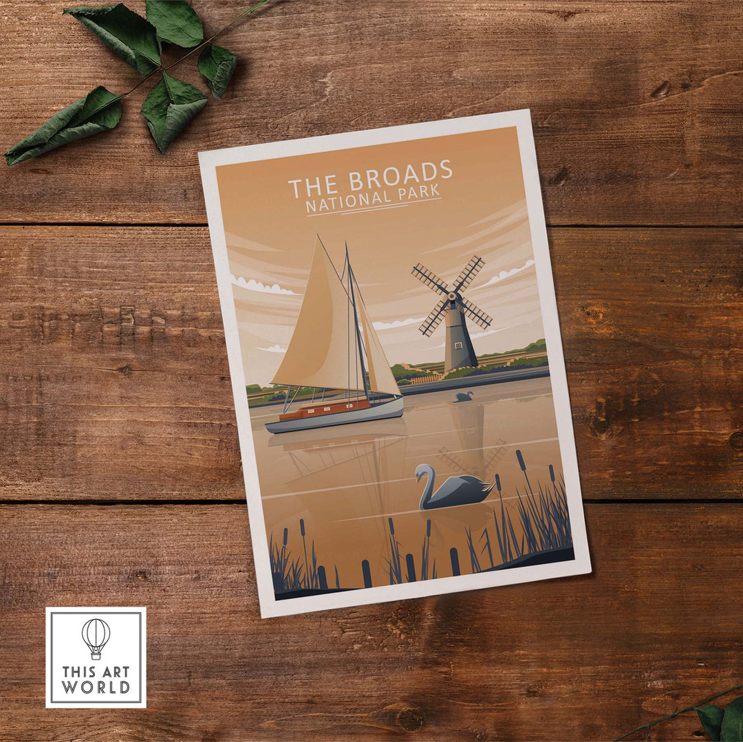 the broads poster | national park print